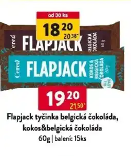 Qanto Flapjack tyčinka belgická čokoláda, kokos&belgická čokoláda nabídka