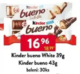Qanto Kinder bueno White Kinder bueno nabídka