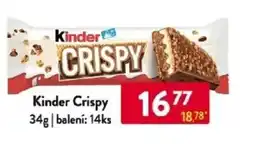Qanto Kinder Crispy nabídka