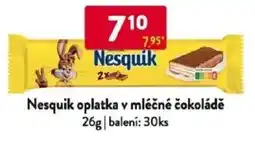 Qanto Nesquik oplatka v mléčné čokoládě nabídka
