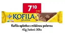 Qanto Kofila oplatka s mléčnou polevou nabídka