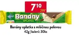 Qanto Banány oplatka s mléčnou polevou nabídka