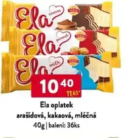 Qanto Ela oplatek arašídová, kakaová, mléčná nabídka