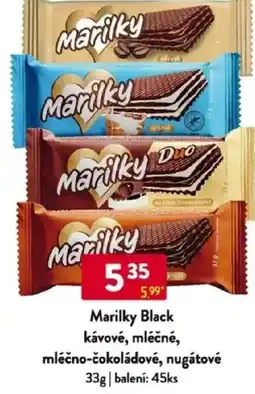 Qanto Marilky Black kávové, mléčné, mléčno-čokoládové, nugátové nabídka