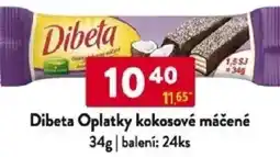Qanto Dibeta Oplatky kokosové máčené nabídka
