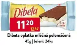 Qanto Dibeta oplatka mléčná polomáčená nabídka
