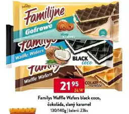 Qanto Familys Waffle Wafers black coco, čokoláda, slaný karamel nabídka
