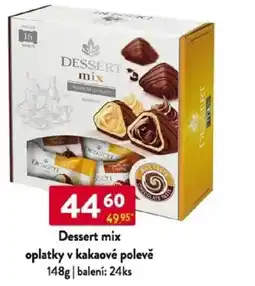Qanto Dessert mix oplatky v kakaové polevě nabídka