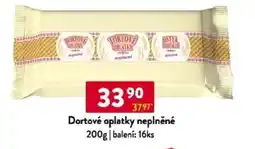Qanto Dortové oplatky neplněné nabídka
