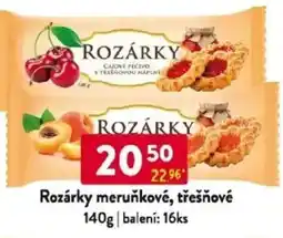 Qanto Rozárky meruňkové, třešňové nabídka