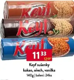 Qanto Keyf sušenky kakao, ořech, vanilka nabídka