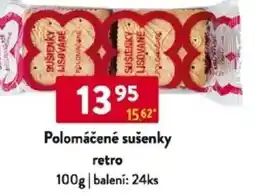 Qanto Polomáčené sušenky retro nabídka