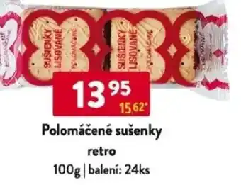 Qanto Polomáčené sušenky retro nabídka
