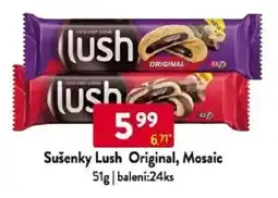 Qanto Sušenky Lush Original, Mosaic nabídka