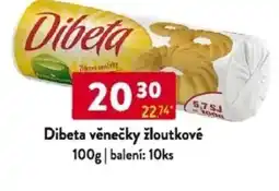 Qanto Dibeta věnečky žloutkové nabídka