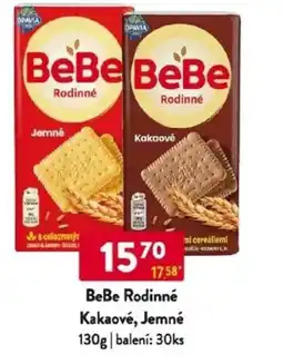 Qanto BeBe Rodinné Kakaové, Jemné nabídka