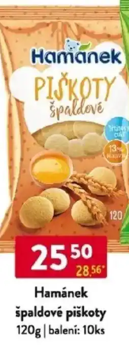 Qanto Hamánek špaldové piškoty nabídka