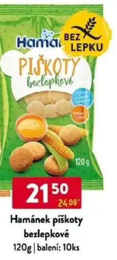Qanto Hamánek piškoty bezlepkové nabídka