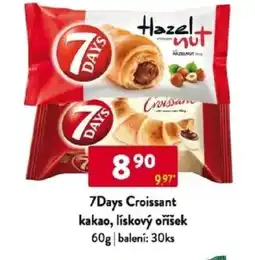 Qanto 7Days Croissant kakao, lískový oříšek nabídka