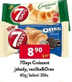 Qanto 7Days Croissant jahody, vanilka&Oreo nabídka