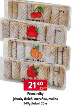 Qanto Prima rolky jahoda, třešeň, meruňka, malina nabídka