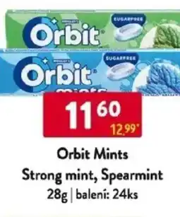 Qanto Orbit Mints Strong mint, Spearmint nabídka