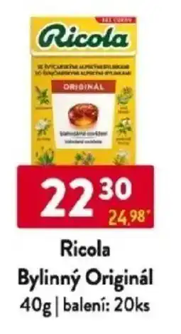 Qanto Ricola Bylinný Originál nabídka