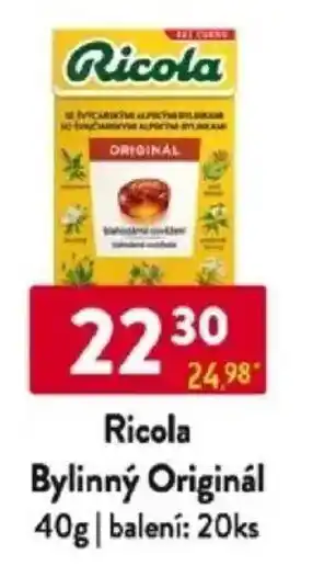 Qanto Ricola Bylinný Originál nabídka