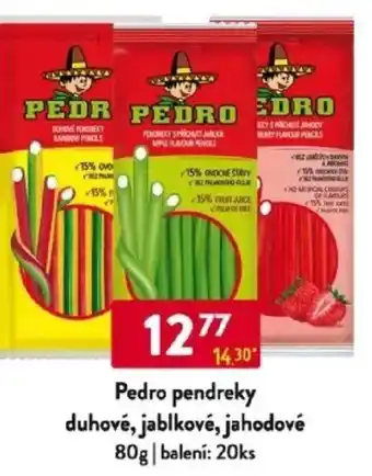Qanto Pedro pendreky duhové, jablkové, jahodové nabídka