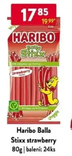 Qanto Haribo Balla Stixx strawberry nabídka