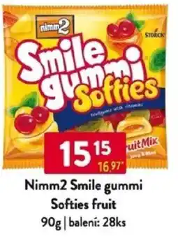 Qanto Nimm2 Smile gummi Softies fruit nabídka
