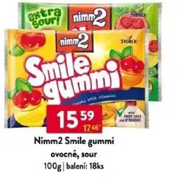 Qanto Nimm2 Smile gummi ovocné, sour nabídka