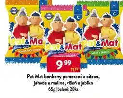 Qanto Pat Mat bonbony pomeranč a citron, jahoda a malina, višeň a jablko nabídka