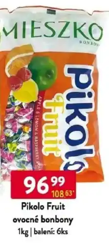 Qanto Pikolo Fruit ovocné bonbony nabídka