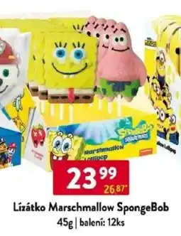 Qanto Lízátko Marschmallow SpongeBob nabídka