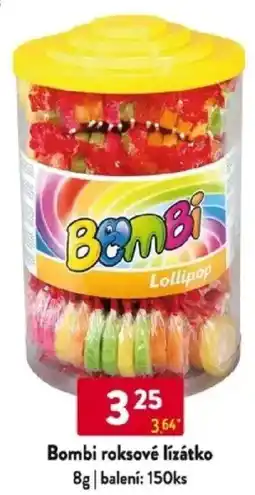 Qanto Bombi roksové lízátko nabídka