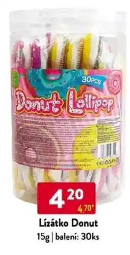 Qanto Lízátko Donut nabídka