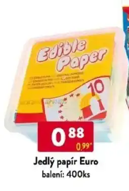 Qanto Jedlý papír Euro nabídka