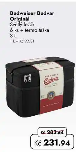TRAVEL FREE Budweiser Budvar Originál Světlý ležák nabídka