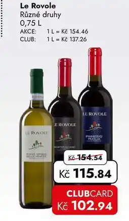 TRAVEL FREE Le Rovole Různé druhy nabídka