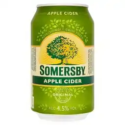 TRAVEL FREE Somersby cider 330ml (plechovka), vybrané druhy nabídka