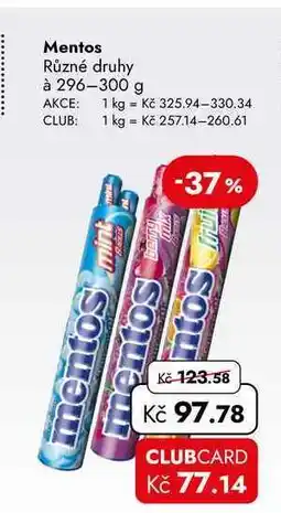 TRAVEL FREE Mentos nabídka
