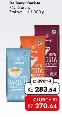 TRAVEL FREE Dallmayr Barista nabídka