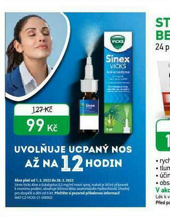 Alphega Lékárna Sinex vicks nabídka