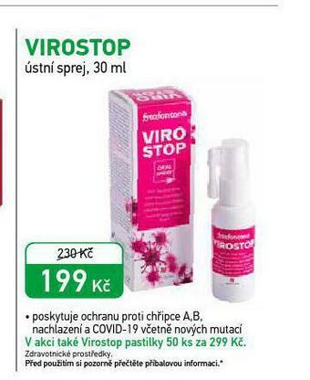 Alphega Lékárna Virostop nabídka