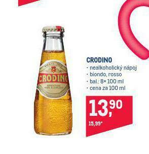 Makro Crodino nealkoholický nápoj nabídka