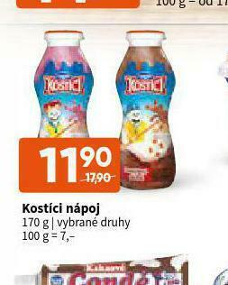 Terno Kostíci nápoj nabídka