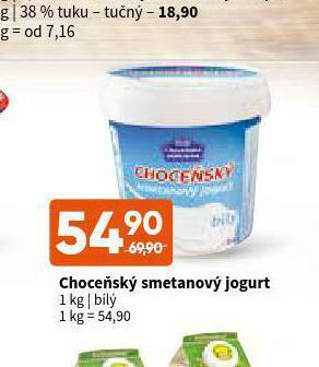 Terno Choceňský smetanový jogurt nabídka