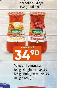 Terno Panzani omáčka bolognese nabídka