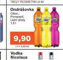 Coop Ondrášovka ochucená nabídka